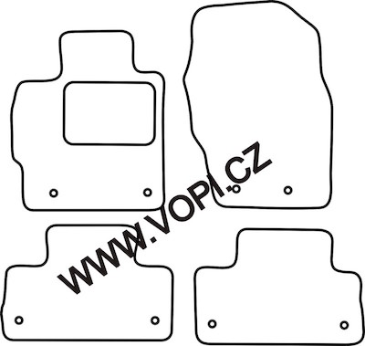 Autokoberce Mazda CX-7 diesel 2009 - Perfectfit (2854)